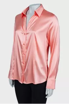 Silk pink blouse