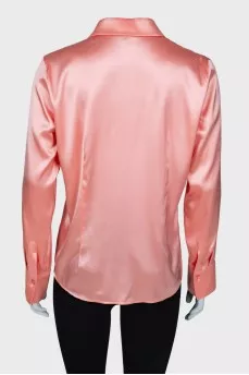 Silk pink blouse