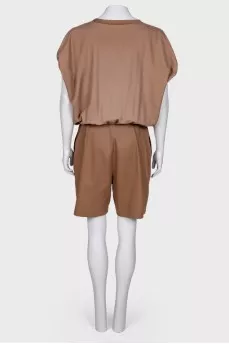 Romper with buttons