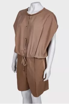 Romper with buttons