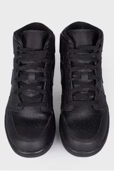 Black high top sneakers