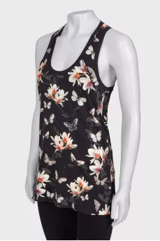 T-shirt with floral print