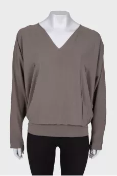 Bat sleeve blouse with tag