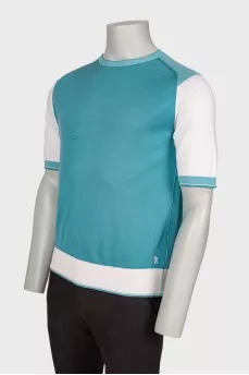 Men's two-tone T-shirt
