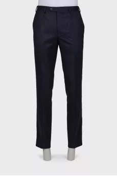 Men's classic black trousers