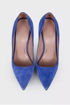 Light blue stiletto heels shoes