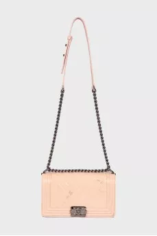Сумка Boy Chevron Flap Bag Patent Leather