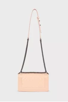 Сумка Boy Chevron Flap Bag Patent Leather