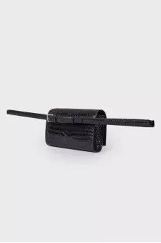 Поясная сумка Classic Monogram Clutch Crocodile Embossed Leather