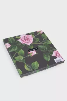 Silk scarf in floral print