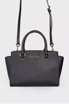 Black bag with carabiner strap