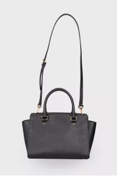 Black bag with carabiner strap
