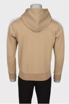 Men's sports warm beige jacket