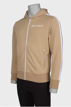 Men's sports warm beige jacket