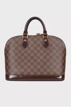 Сумка Alma Damier Ebene Canvas