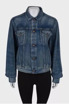 Denim jacket with pockets