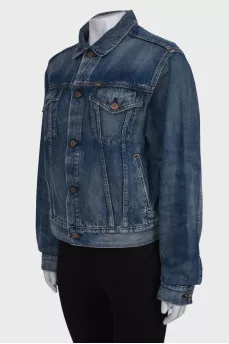 Denim jacket with pockets