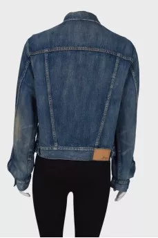 Denim jacket with pockets