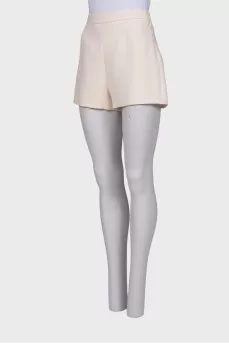 High rise milky shorts
