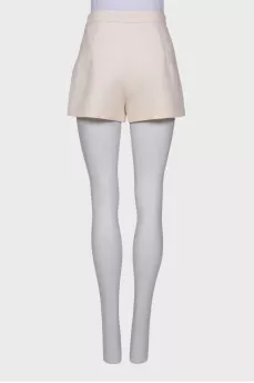 High rise milky shorts