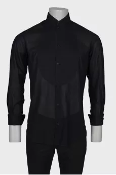 Men's shirt with chest insert