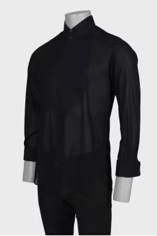 Men's shirt with chest insert
