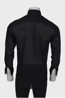 Men's shirt with chest insert