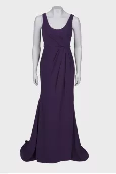 Purple maxi dress