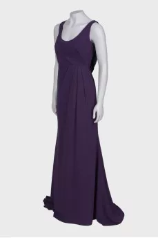 Purple maxi dress