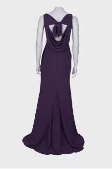 Purple maxi dress