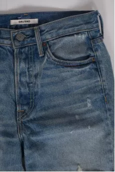 Ripped and distressed effect jeans