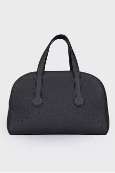 Sporty Bowler leather bag