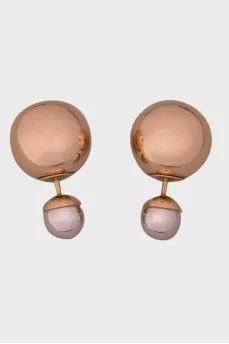Double-sided stud earrings