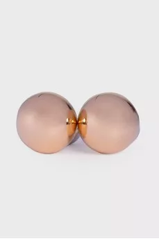 Double-sided stud earrings