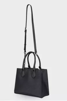Black bag with front pocket