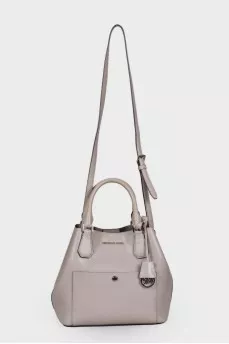 Gray trapezoid bag