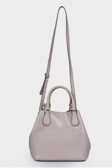Gray trapezoid bag