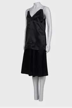 Black suit with a skirt