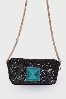 LE COPAIN SEQUINS bag with tag