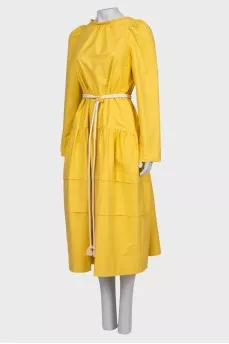 Yellow dress with tag