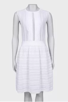 White openwork dress