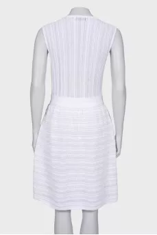 White openwork dress