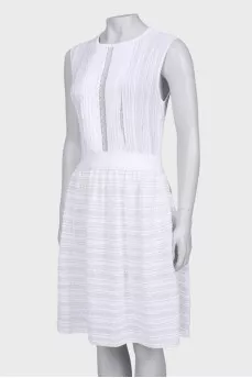 White openwork dress