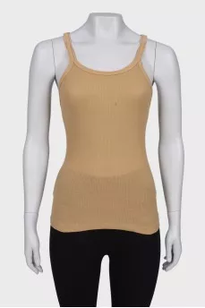 Beige tank top