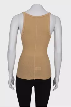 Beige tank top