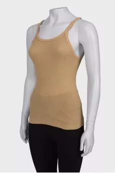 Beige tank top