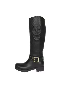 Combined material boots