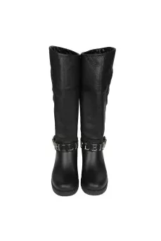 Combined material boots