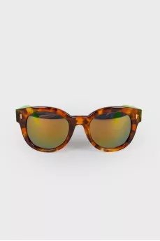 Sunglasses with neon temples
