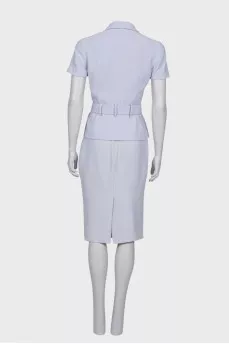 Lavender skirt suit